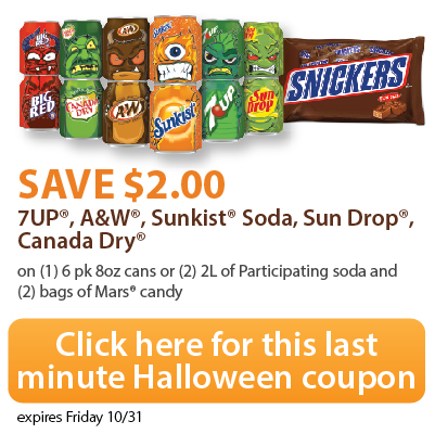 Grab Some Last Minute Halloween Candy Coupons