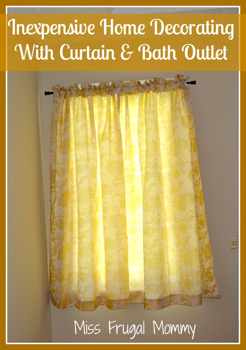 Inexpensive Home Decorating With Curtain & Bath Outlet