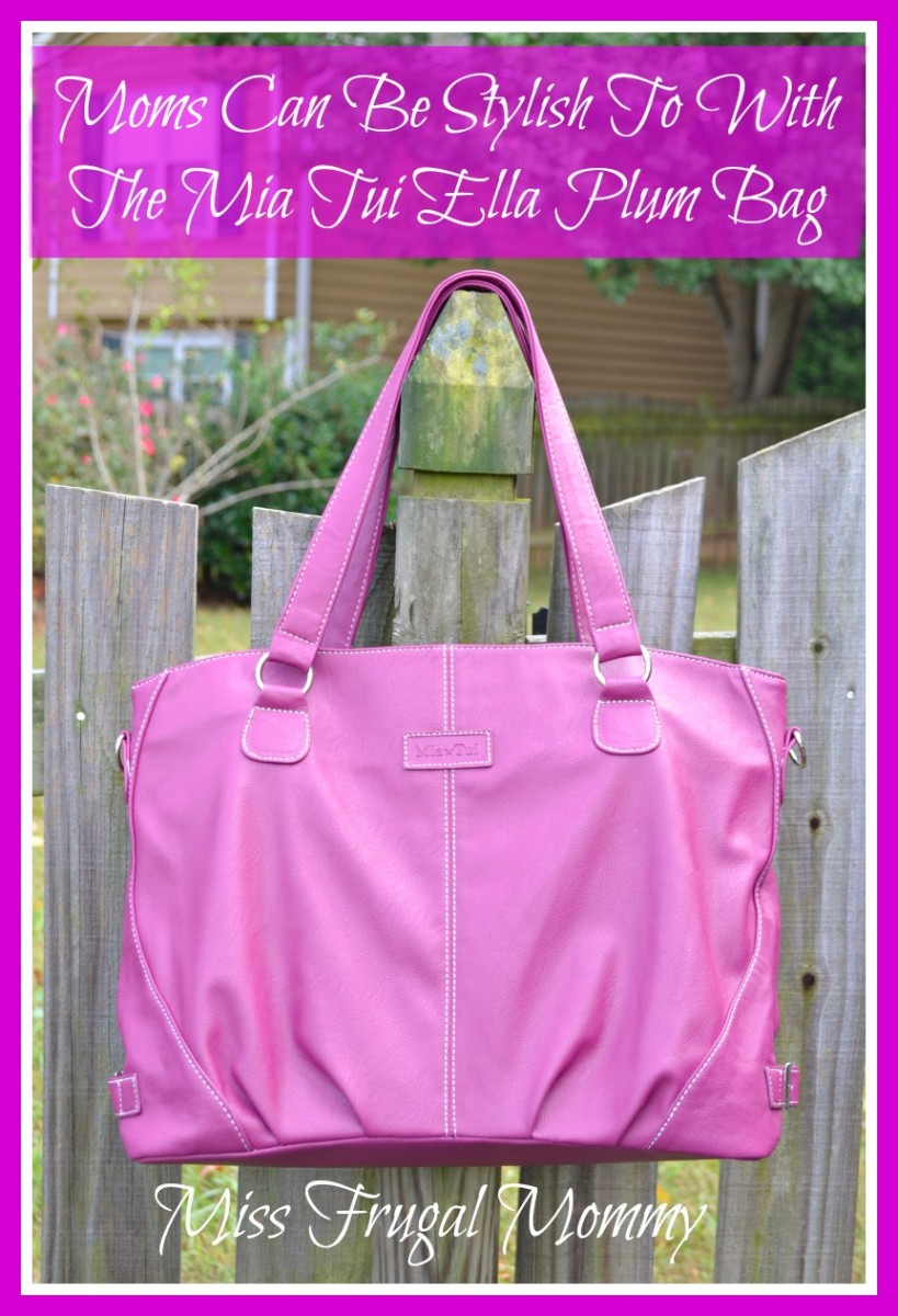 Moms Can Be Stylish Too With The Mia Tui Ella Plum Bag