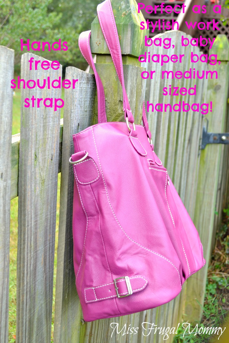 Moms Can Be Stylish To With The Mia Tui Ella Plum Bag