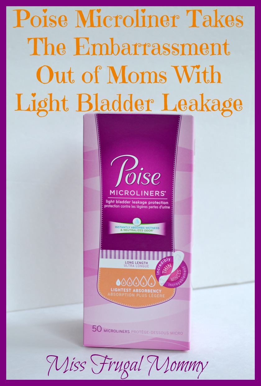 Poise Microliner Takes The Embarrassment Out of Moms With Light Bladder Leakage