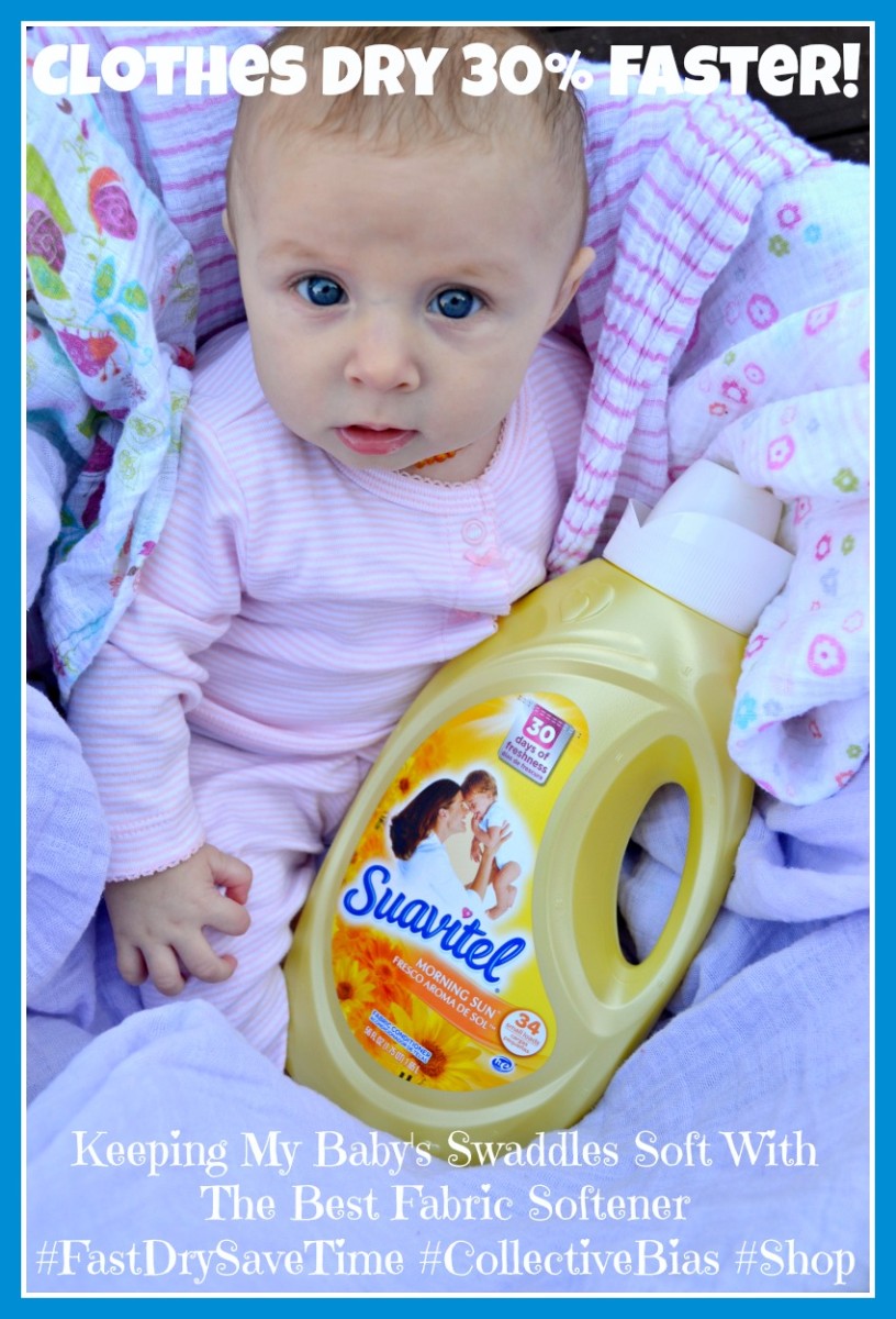Keeping My Baby's Swaddles Soft With The Best Fabric Softener #FastDrySaveTime #CollectiveBias #Shop