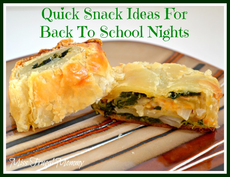 Quick Snack Ideas For Back To School Nights