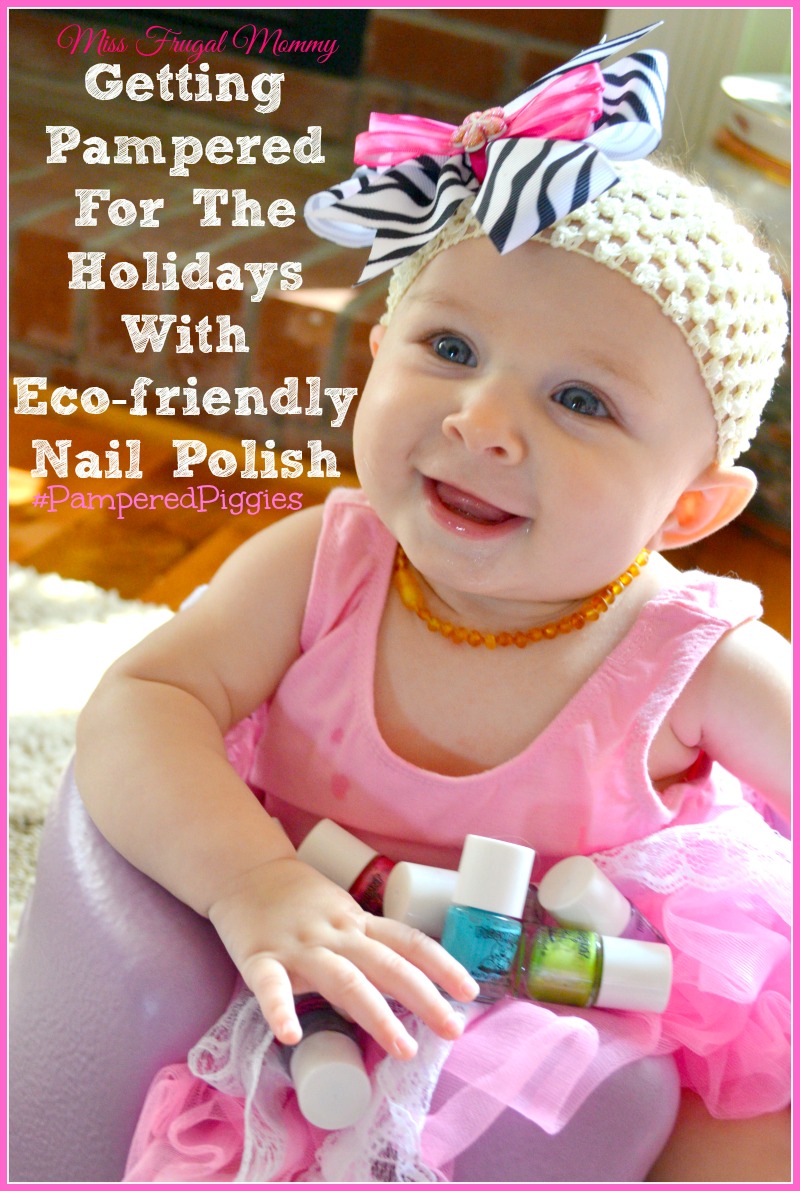 Getting Pampered For The Holidays With Eco-friendly Nail Polish #‎PamperedPiggies‬
