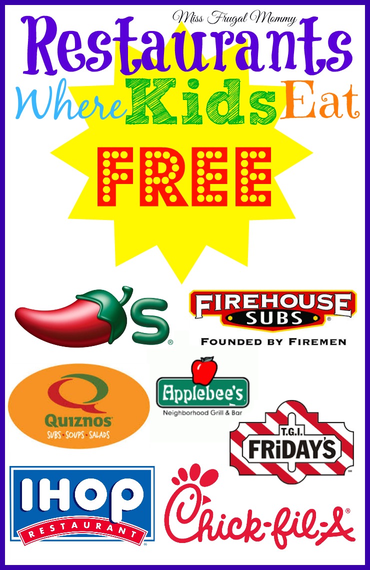 Restaurants Where Kids Eat Free