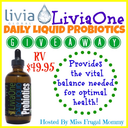 Enter To Win The LiviaOne Daily Liquid Probiotics Giveaway