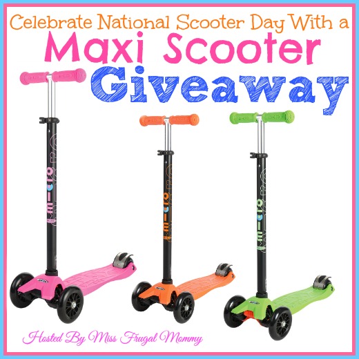 Celebrate National Scooter Day With a Maxi Scooter Giveaway #ScooterDay