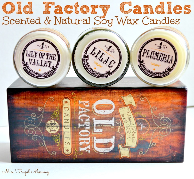 Old Factory Candles: Scented & Natural Soy Wax Candles