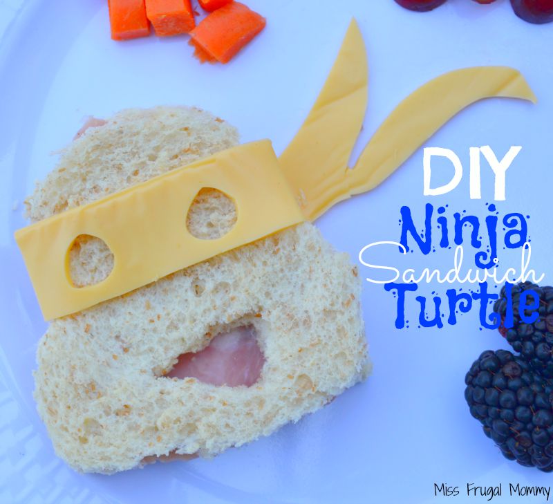DIY Ninja Turtle Sandwich: Enter The Sandwich Art Facebook Contest