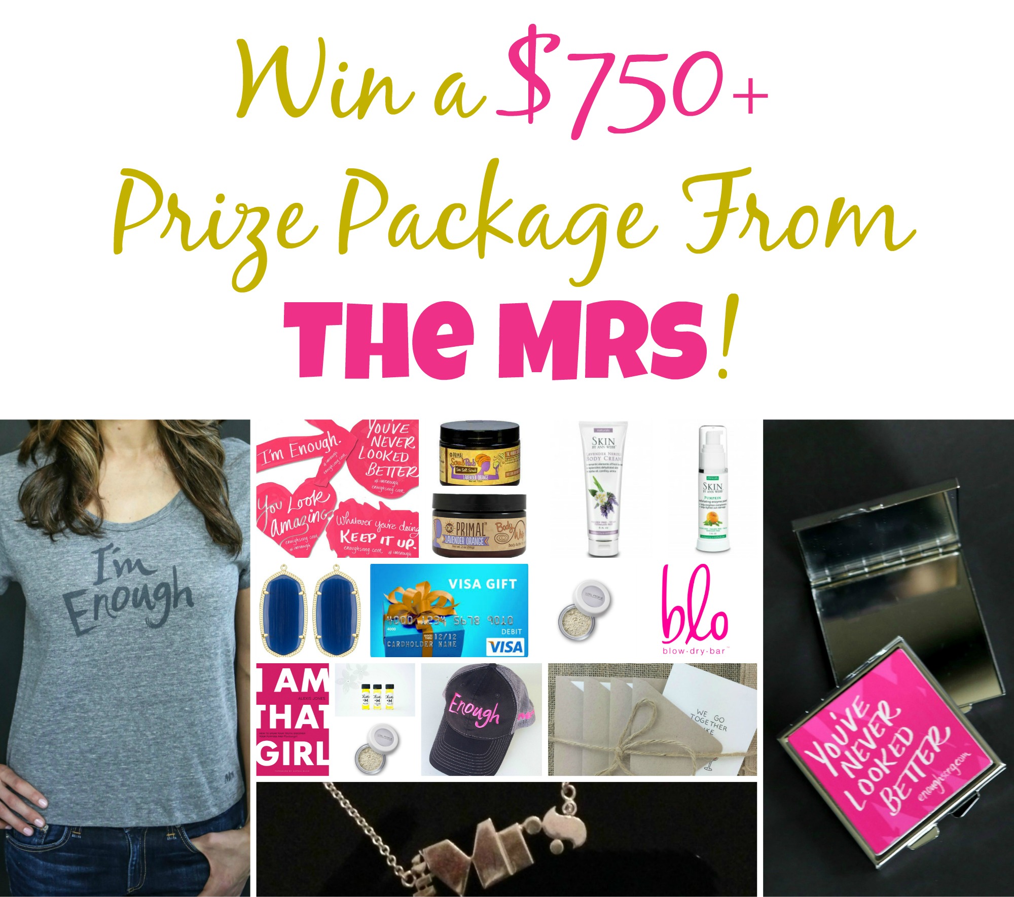 Win a $750 prize package From The Mrs. Band!