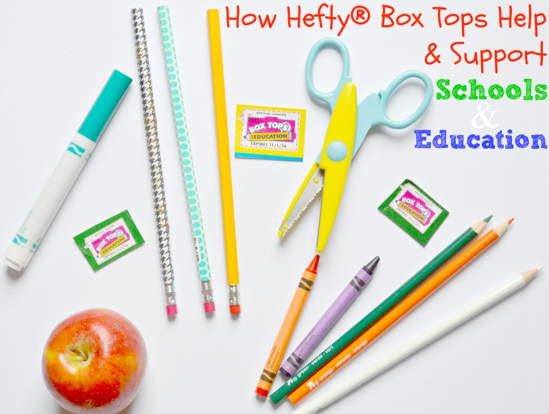 How Hefty® Box Tops Help and Support Schools and Education