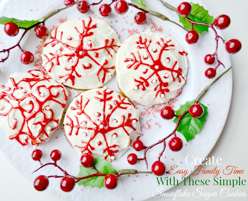 Create Easy Family Time With These Simple Snowflake Sugar Cookies