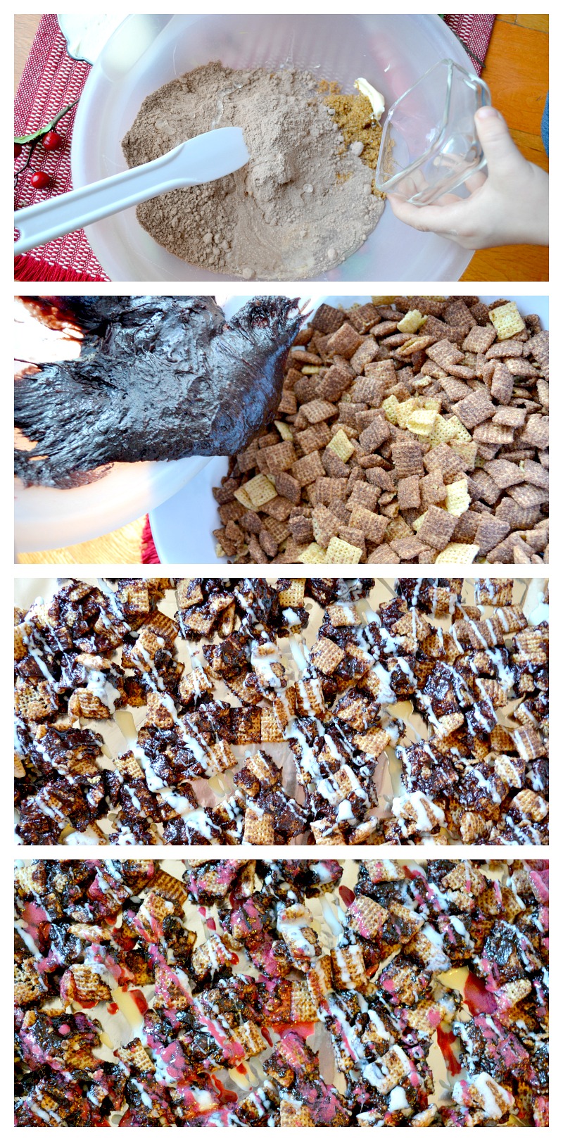 Easy Holiday Party Treat: Red Velvet Chex® Party Mix