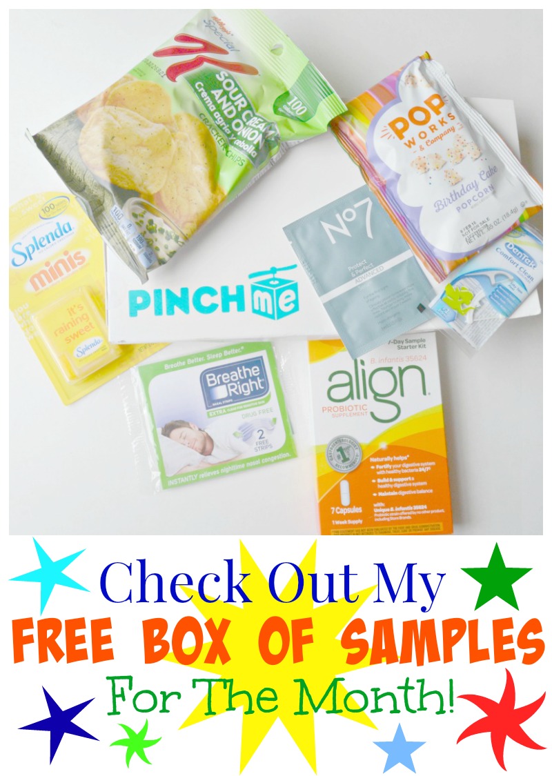 Check Out My Free Box of Samples For The Month!