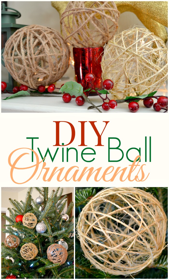 DIY Twine Ball Ornaments & Unlimited Holiday Music!