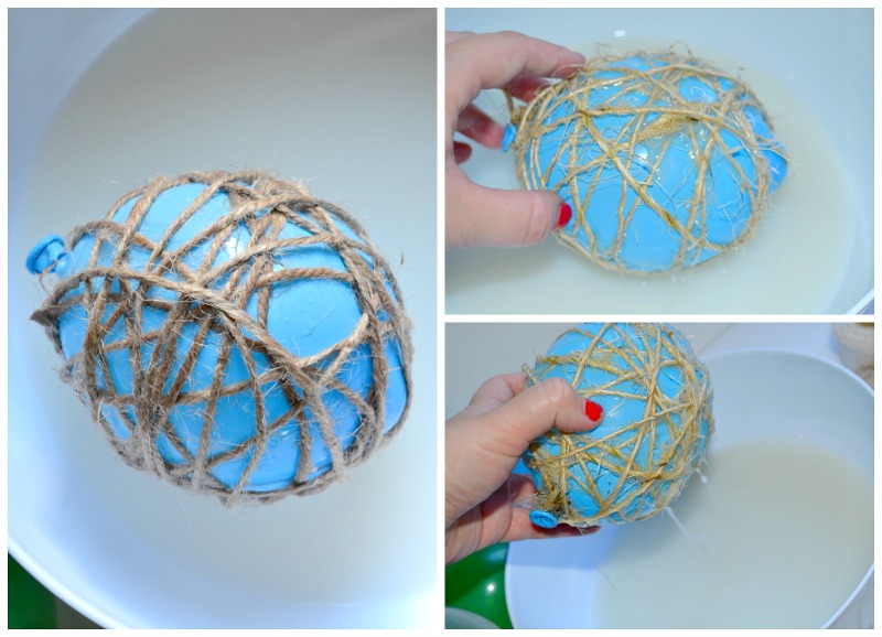 DIY Twine Ball Ornaments & Unlimited Holiday Music!