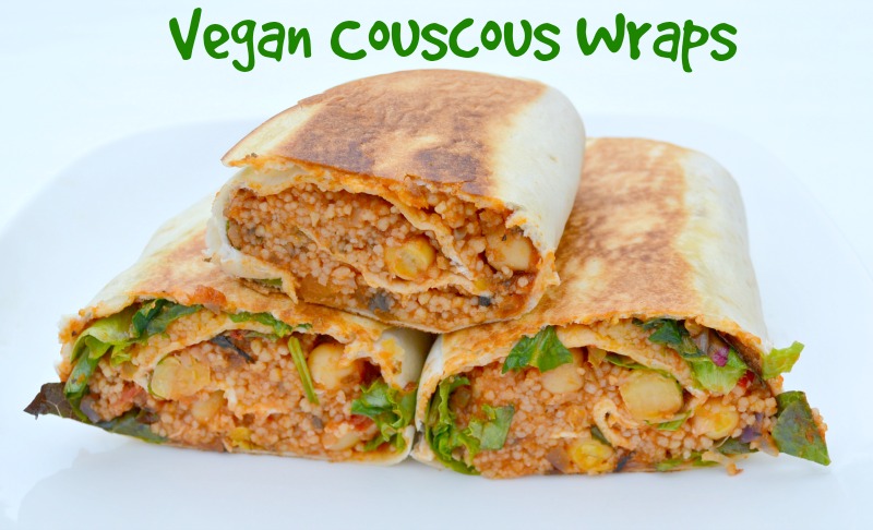 Delicious & Simple Vegan Couscous Wraps