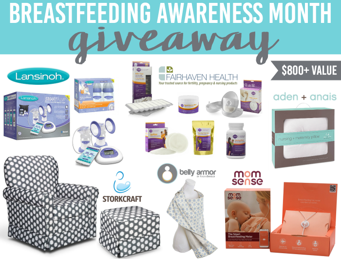 Breastfeeding Awareness Month Giveaway: $800+ Value!