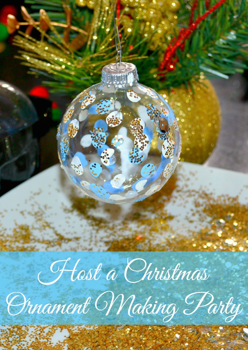 Host a Christmas Ornament Making Party