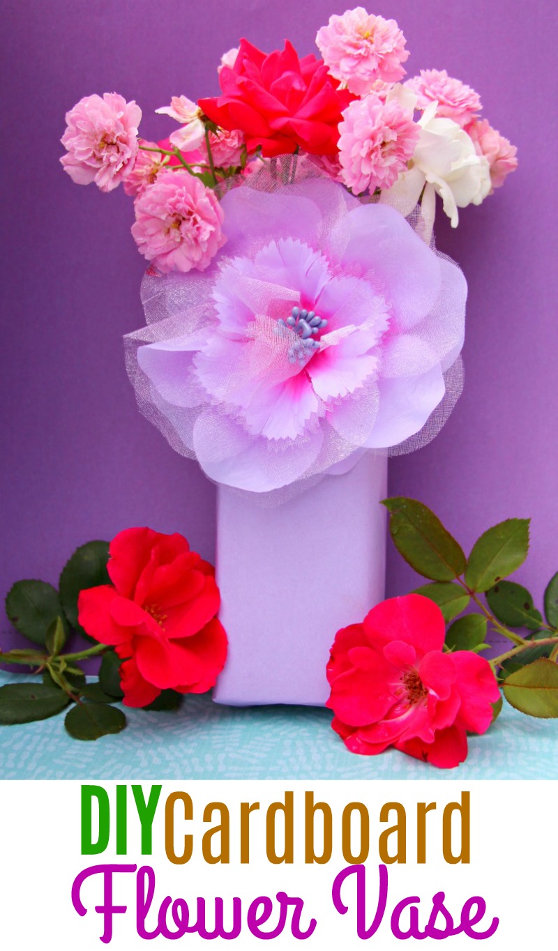 DIY Cardboard Flower Vase: Upcycling With Tom’s of Maine