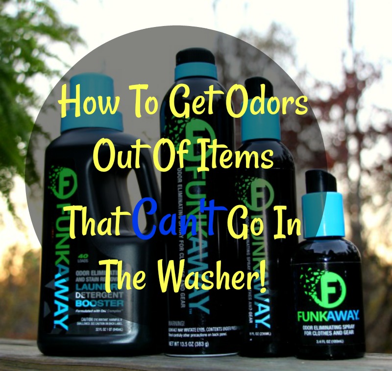 How To Get Odors Out Of Items That Can't Go In The Washer!
