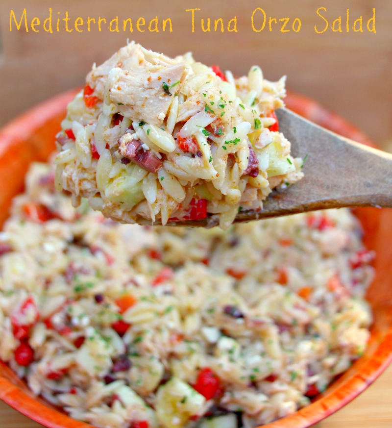 Mediterranean Tuna Orzo Salad