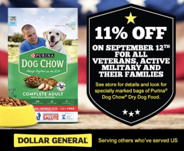 Exclusive Savings Available At Dollar General For Purina Dog Chow!