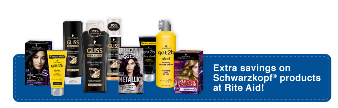 Save On Schwarzkopf Beauty At Rite Aid!