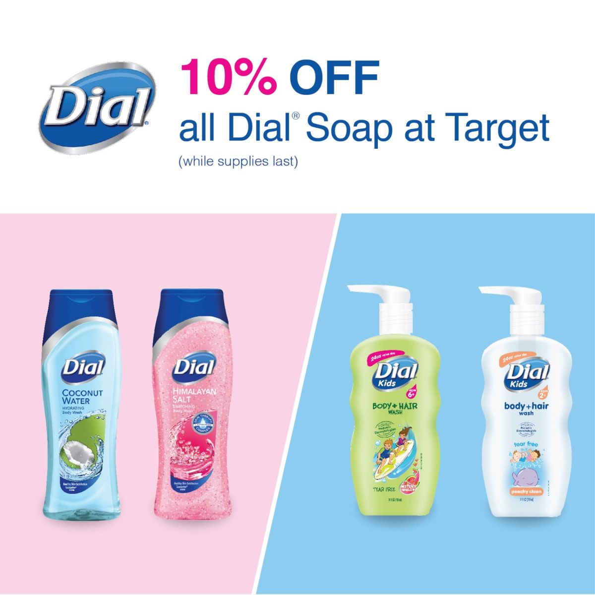 Score 10% Off All Dial Soap At Target!