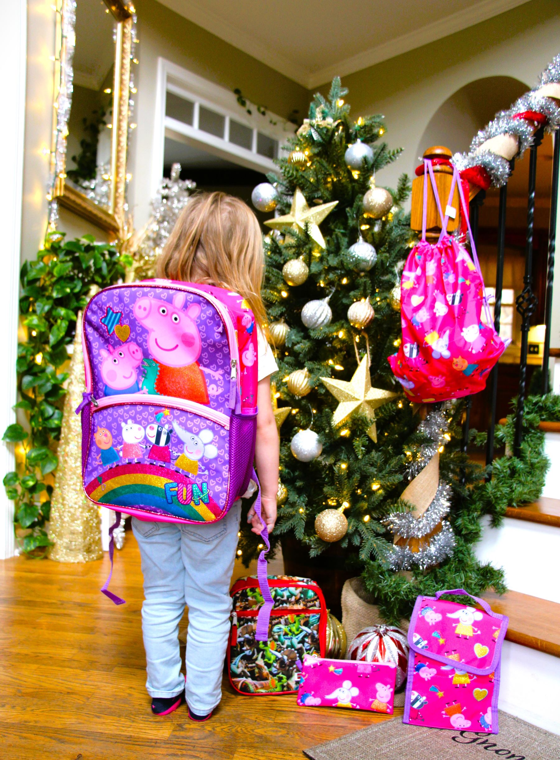 Peppa Pig Backpack & Snack Bag School Set